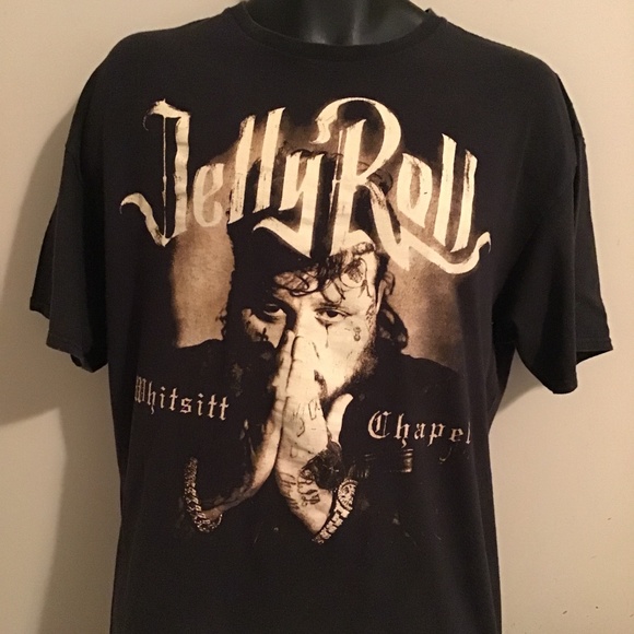 🔥Jelly Roll, unisex size XL, chest =24, length =28, distressed, great condition - Picture 1 of 1
